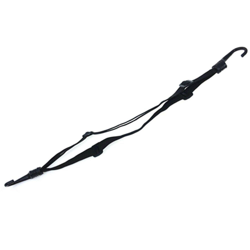 Corda elástica retrátil da força do capacete da motocicleta de 60-110 cm com dois ganchos bagagem universal cinta flexível laços belting