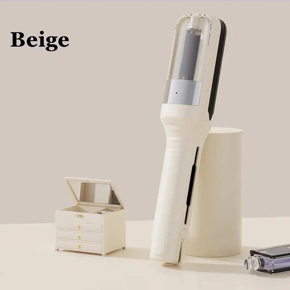 1pc Hair End Trimmer Split Remover Droog Beschadigd Broos Professionele Automatische Trim Split voor Vrouwen Draadloze haarsnijmachine: Beige