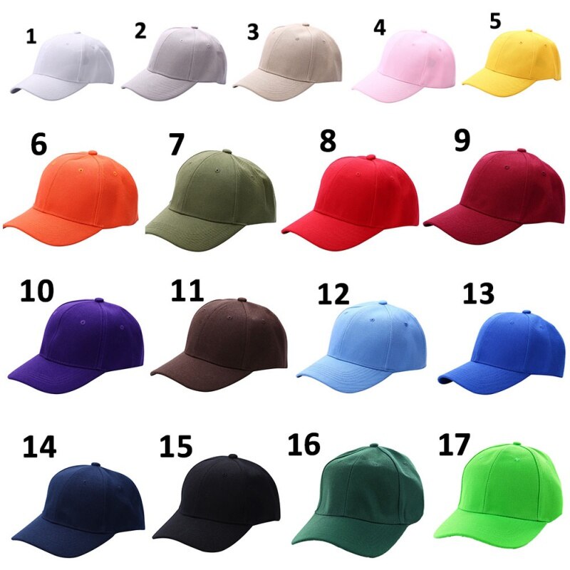 Summer Baseball Cap Hip-hop Adjustable Cotton Hat Casual Multicolor Hat Men's Sports Cap