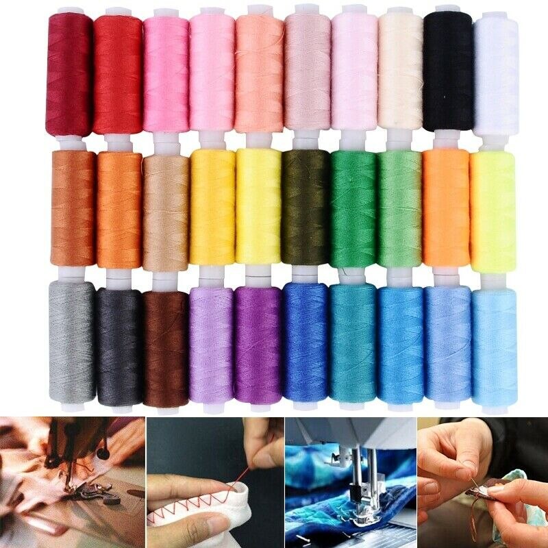 30 Colors / Set Sewing Thread Polyester Polyester Thread DIY Guetermann Sewing Thread Set Durable Manual Sewing Machine Threads
