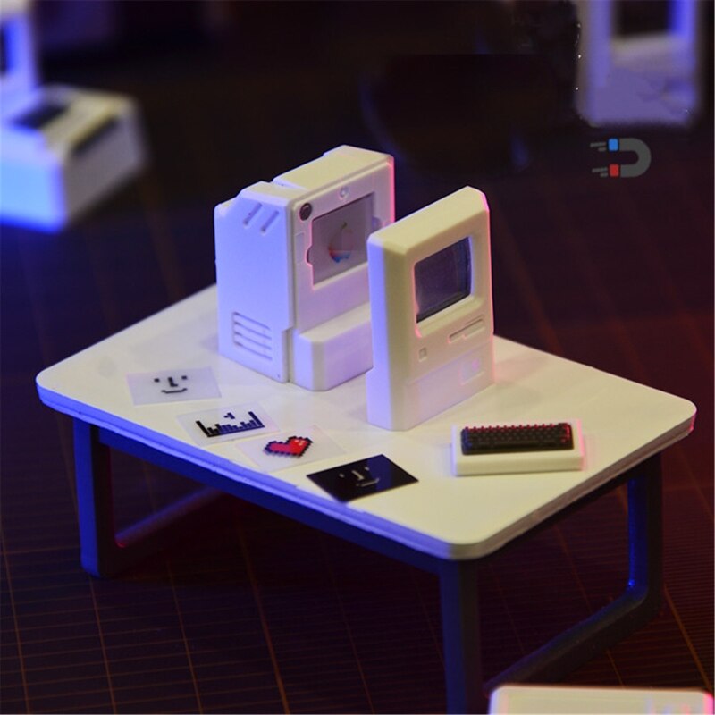 Retro Keycaps For Mechanical Keyboard ABS Classic Retro Cute Transparent Keycaps Mini Keyboard shape Keycaps 8 Pcs