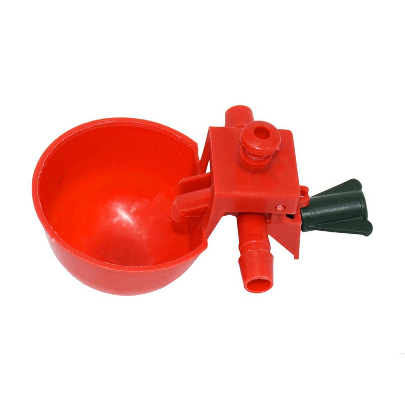 20 pcs Chicken drinking Cups Quail waterer bowls Bird red glass Animal husbandry tools Automatic Bird Coop Feeder Drinking Cups