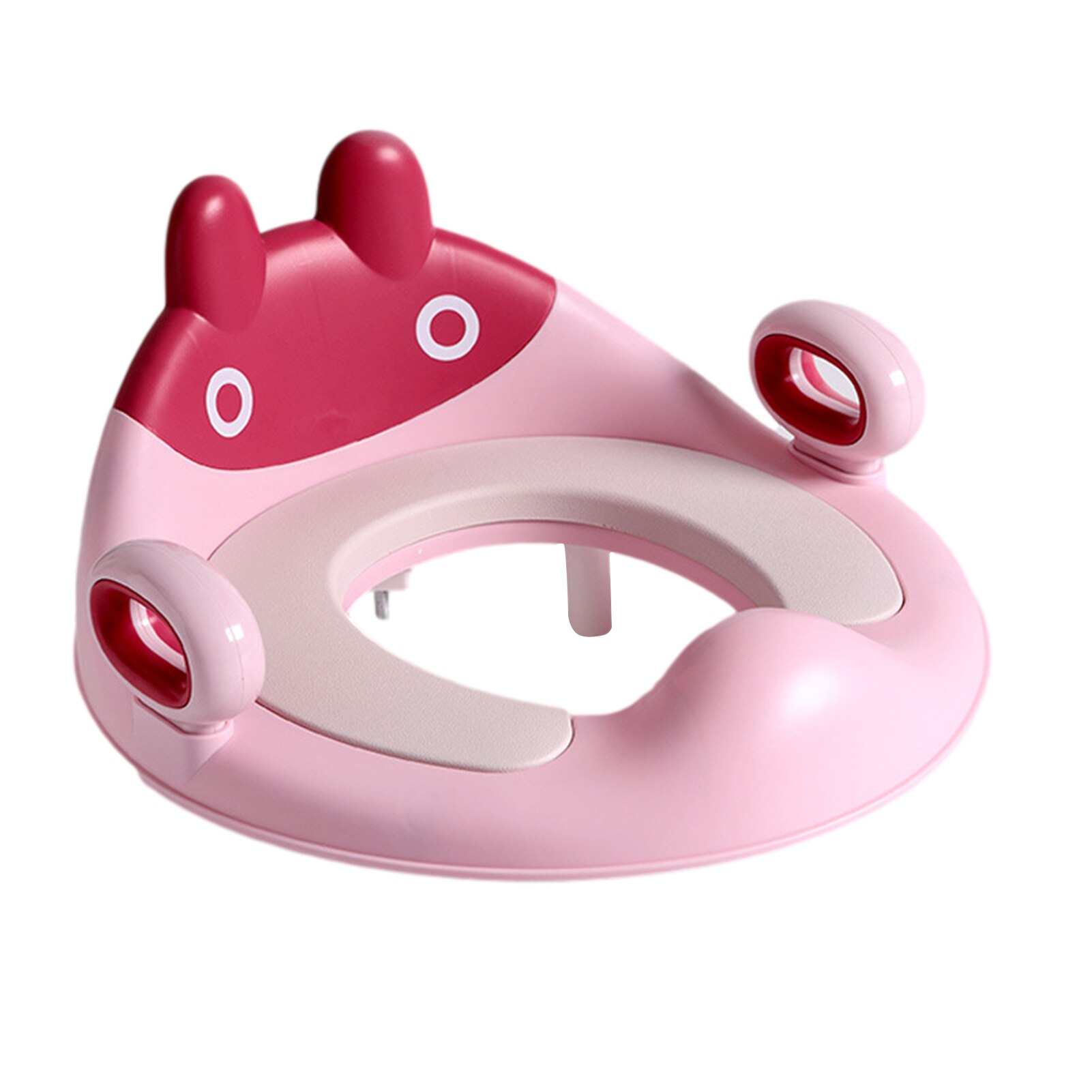 Baby Potty Training Toilet Seat Accessories Toddler Splash-Guard Toilet Kids Training Seat Double Anti-Slip Splash Guard: Pink