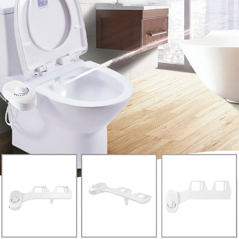 Non-Electric Bidet Attachment Toilet Bidet Seat Self-Cleaning Nozzle-Fresh Water Bidet Sprayer Mechanical Washing