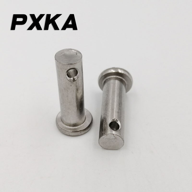 M6 M8 M10 M12 GB882 stainless steel 304 pin shaft flat head cylindrical pin with hole positioning pin