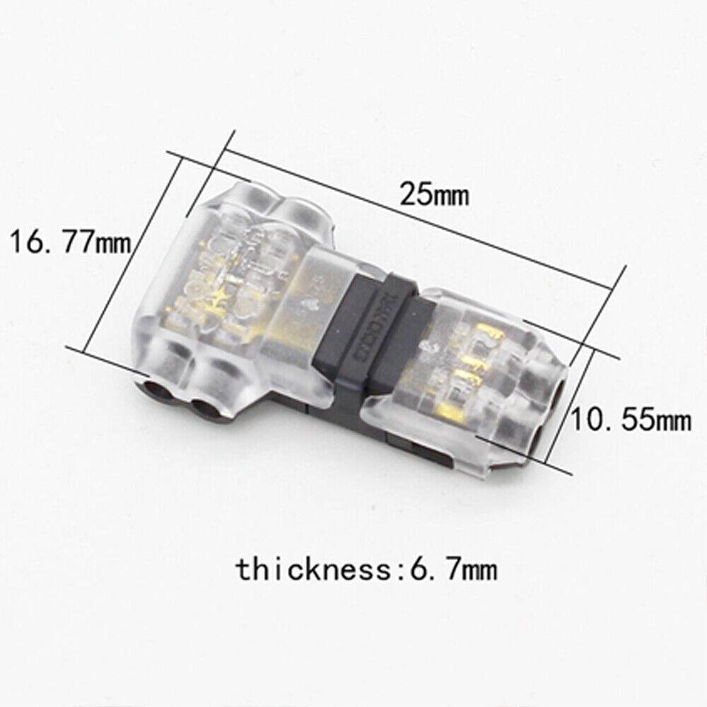 Cable de 12V conector a presión conexiones terminales carpinteros enchufe automático 1/5/10/20 unids/set