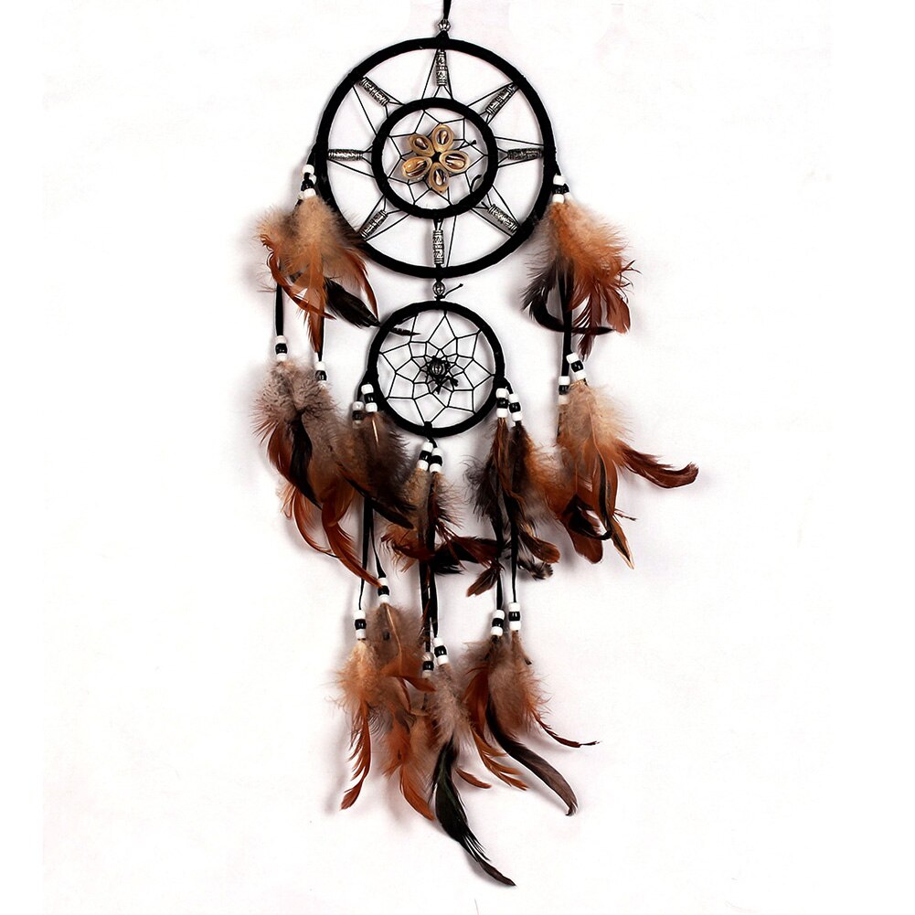 Heart Shape Handmade Dream Catcher Net With Feathers Wall Hanging Decorative Dreamcatcher Home Decoration Ornament dromenvanger: K