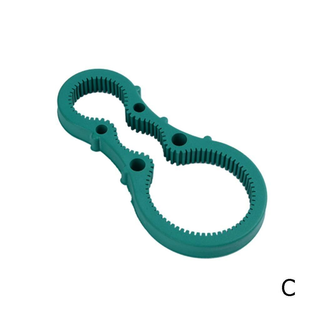 Creatieve Jar Opener Multifunctionele Pot Deksels Fles Cap Grip Twister Rubber Opener Tool voor Soda Flessen Specerijen Blik Goederen: Green
