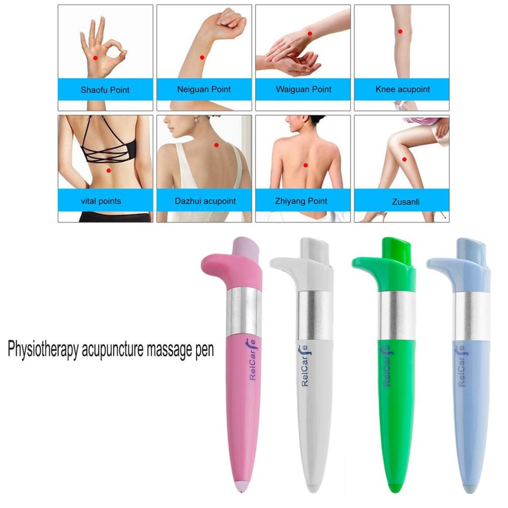 4 farben Tragbare Größe Handhled Elektronische Puls Analgesie Stift Körper Schmerzen Relief Akupunktur Punkt Massage Stift