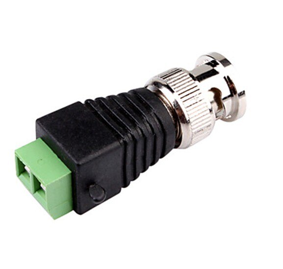 5Sets CAT5 to BNC Coaxial Video Balun plus 2.1mm Male Female DC Power Connector for Security CCTV Analog camera DVR Systems