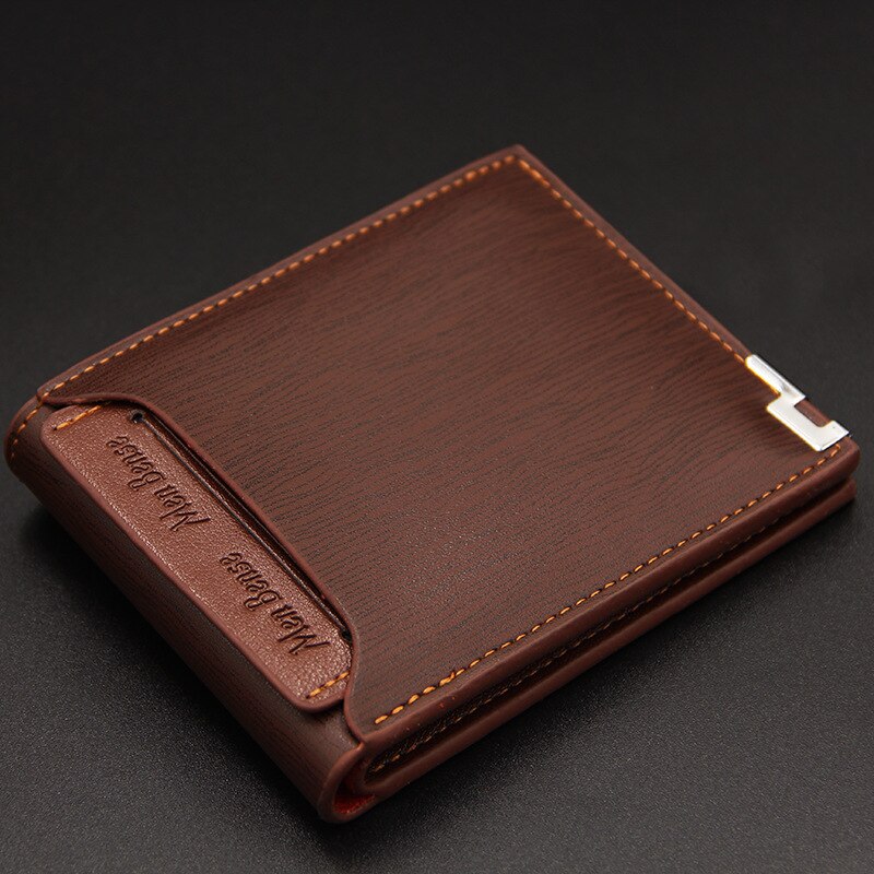 Menbense Men Leather Wallet slim Short wallet credit card holder Functional wallets Portable card holder