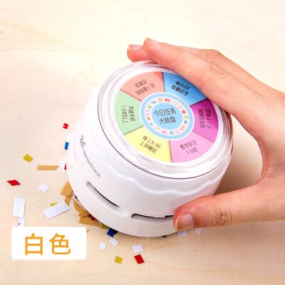 Tenwin Electric Vacuum Cleaner Desk Set Desktop Mini Auto Portable Cordless Dust Sweeper For Kids Office School Supplies: 1