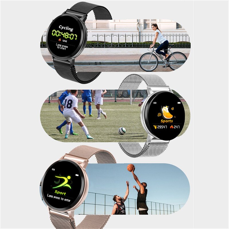 Smart Watch Women Waterproof Fitness Tracker Heart rate Blood Pressure Monitor Pedometer Sport Bracelet Smart wristband Fit bit