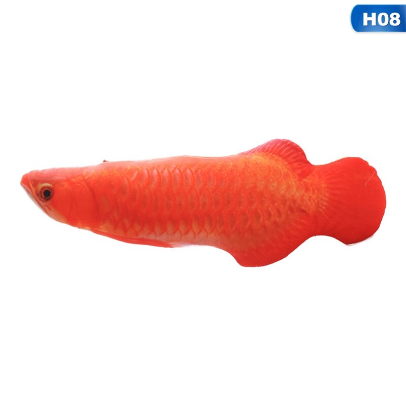 30cm opgradering! elektrisk fisk kæledyr kat legetøj usb opladning simulation fiske legetøj katteurt kicker legetøj til hund kat tygger leger bider: H08