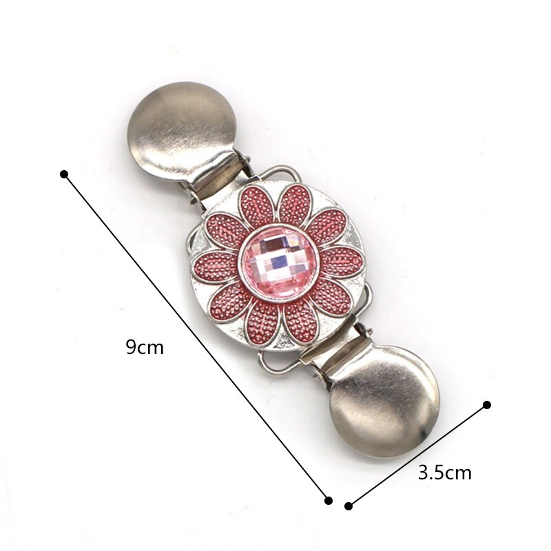 1Pc Retro Vest Clip Cape Shawl Shirt Trui Kraag Eend Clip Parel Steentjes Blouse Gesp Kleding Decoratie Broche Pin: 31