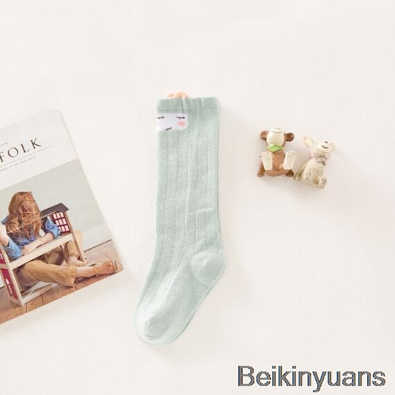 1 Pair Unisex Sveglio Bello Del Fumetto di Fox Kids del bambino Calzini E Calzettoni Al Ginocchio Della Ragazza del Ragazzo Del Bambino Del Bambino Calzini E Calzettoni animale infantile Morbido Cotone calzino: Green / S (0-1 years old)