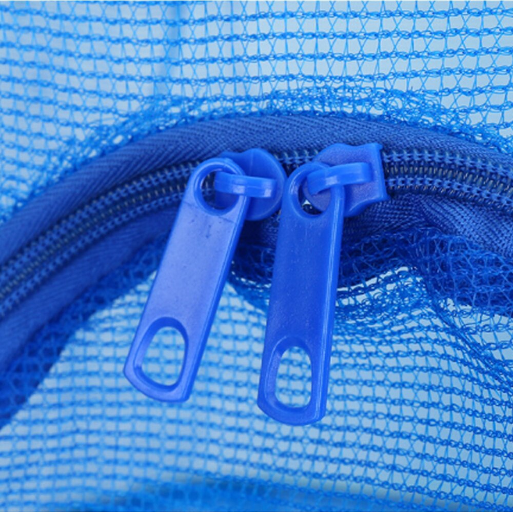 4 Layers Foldable Drying Fishing Net Rack Hanging Vegetable Fish Dishes Dryer PE Hanger Fishing Net Fishing Accessories X110G