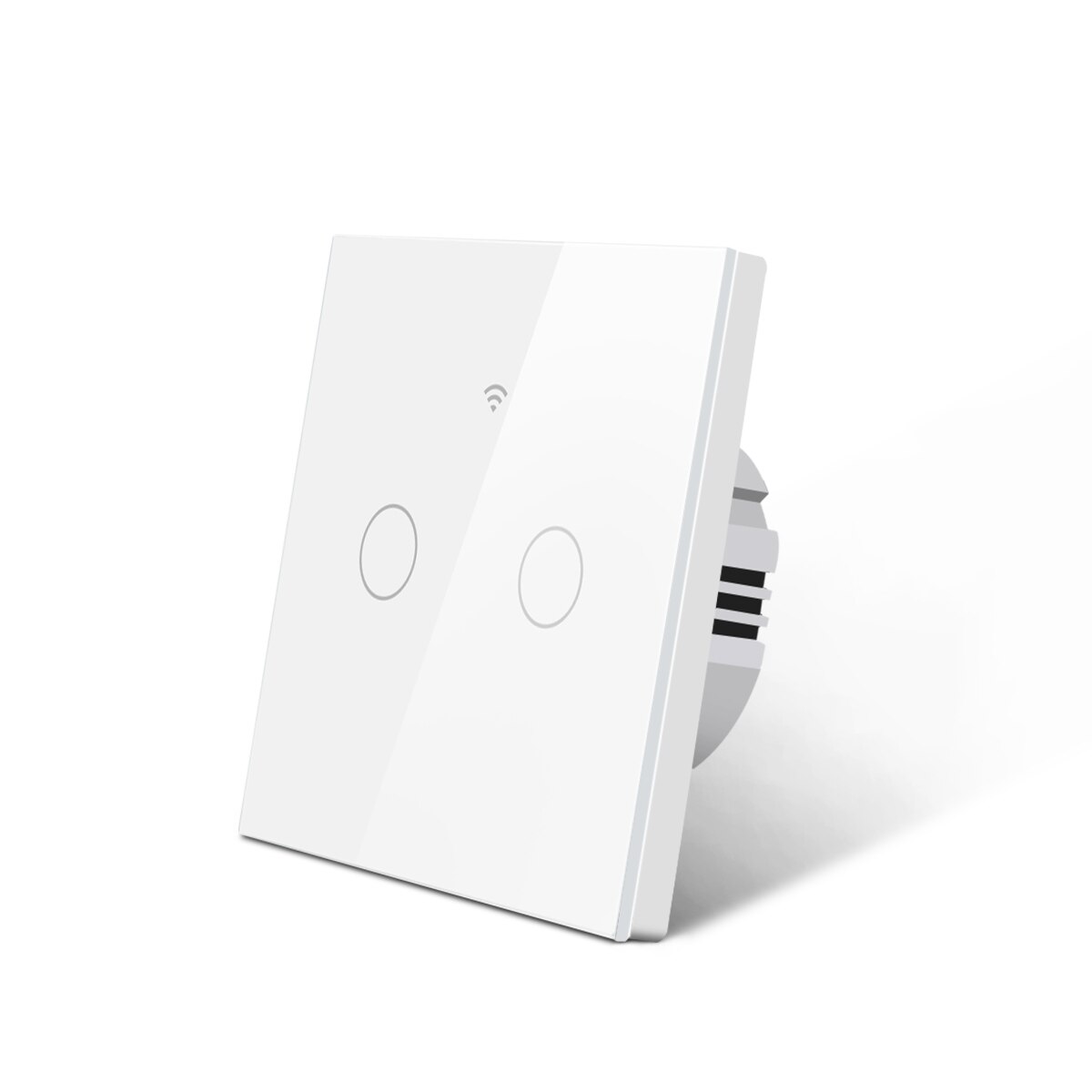 Smart Home Control Touch Switch inteligente Apple Homekit WIFI Switch EU US Standard Home Assistant 220V 110V Need Neutral Wire: 2 Gang White EU