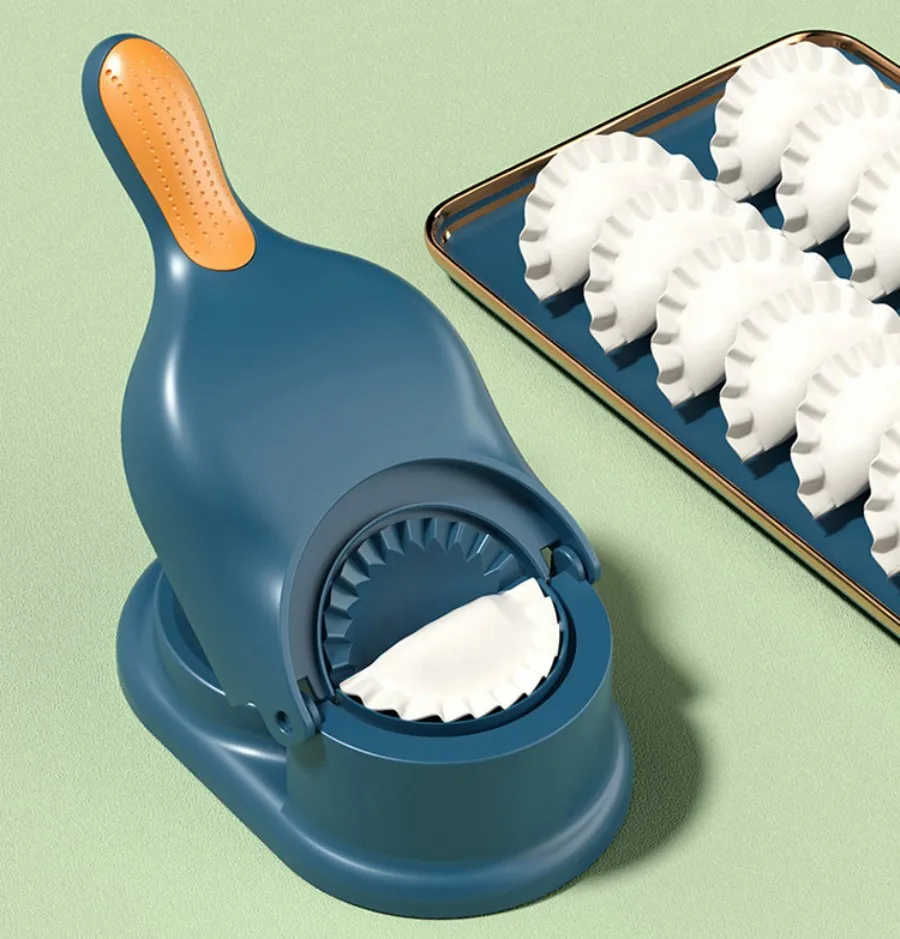 2 In1 Dumpling Maker Mold Machine Kitchen Dumpling Making Tool Dough Skin Artifact Pressing Molder Wrapper Presser Gadgets Bake