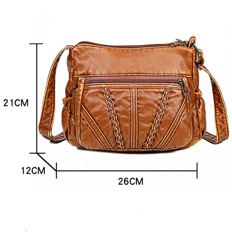 Sacos de Ombro das mulheres Saco Do Mensageiro Do Vintage para Mulheres de Couro Pu Balde Sacos de Mão Das Senhoras Sacos Crossbody Bag para Senhora Compras