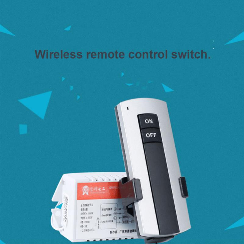 1/2/3 Ways ON/OFF AC Wireless Receiver Lamp Light Remote Control Switch 200V-240V Smart Wireless Switch