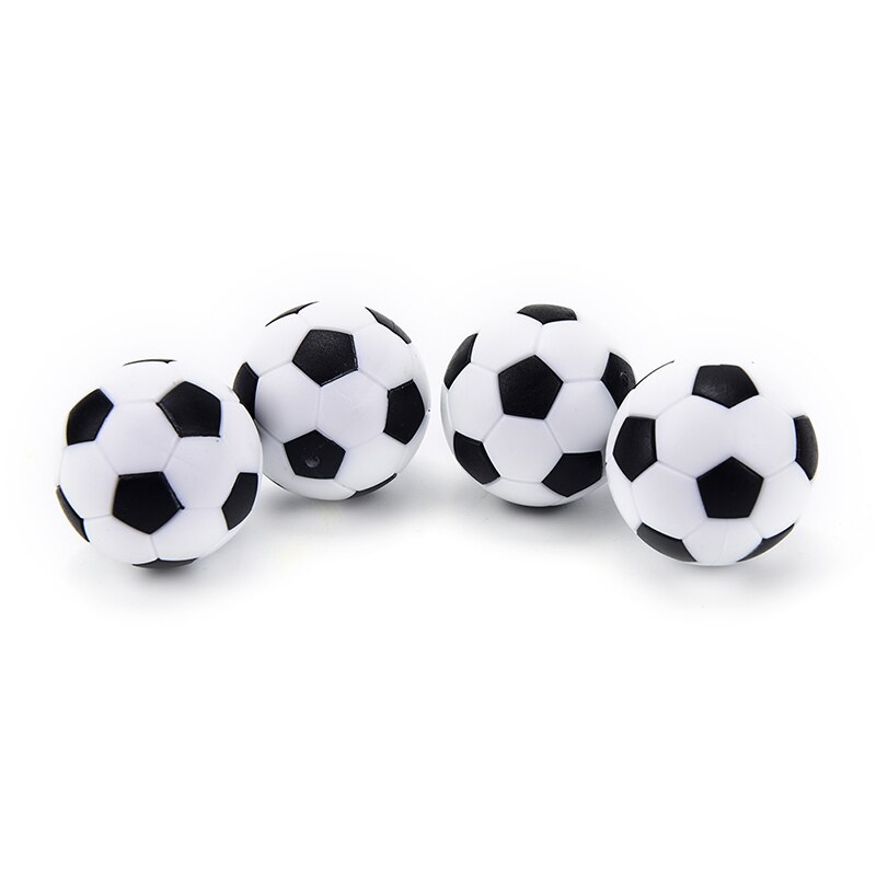 Lot de 8, 6 ou 4 ballons de rechange en résine de supérieure, Mini ballons de football colorés de Table, 32mm: 4pcs