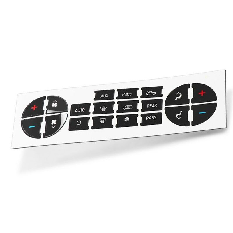 Dash Knop Stickers Kit Set Voor Chevrolet Gmc Tahoe Vervanging Accessoires