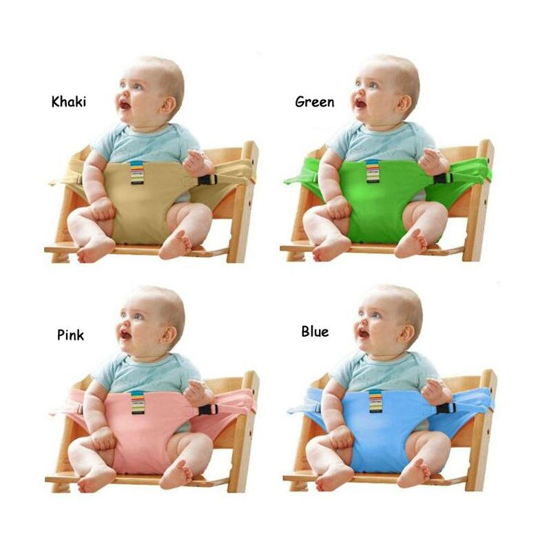 Babyvoeding Hoge Stoel Draagbare Baby Booster Stoelen Peuters Kinderen Veiligheidsgordel Feeding High Chair Harness