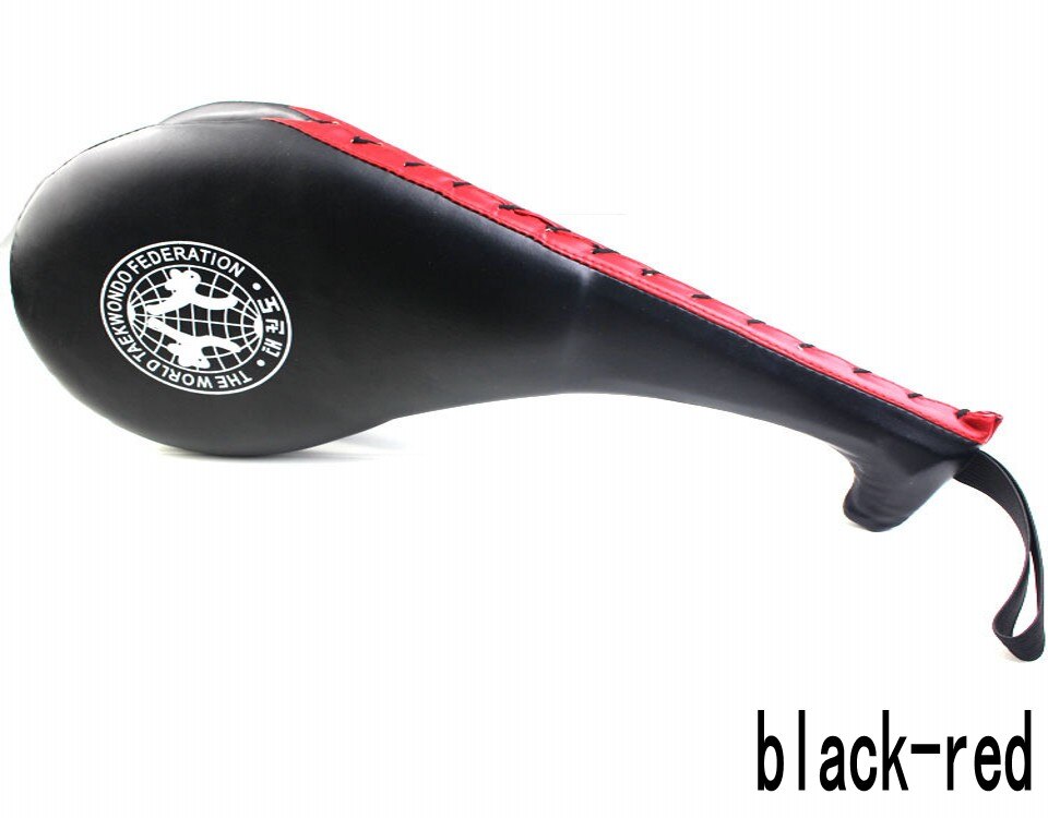 Kinderen Taekwondo Karate Focus Pad Pu Rebound Super Strakke Shi Spons Dubbele Kick Pad Doel Multifunctionele Training Doel 1 Pcs: black-red