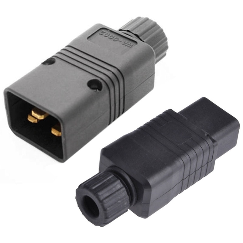 -IEC 320 C19 Vrouwelijke En 60320 C19 16A 250V 20A/125V Ac Power Connector & Ups Power iec Mannelijke C20 Plug Netsnoer Kabel Plug