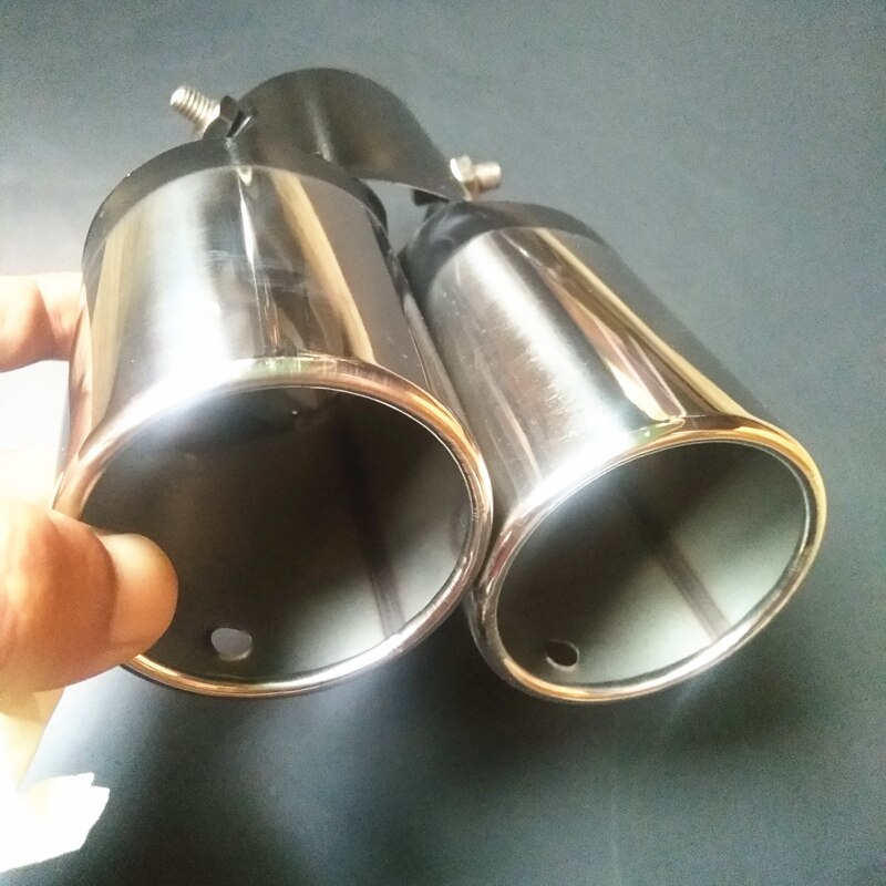 Car universal stainless steel exhaust pipe muffler for Fiat Punto 500 Palio Argo grande panda Lifan X60 Cebrium Solano