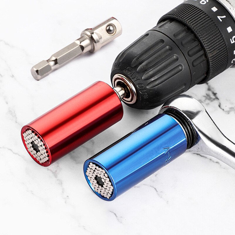 Universal Socket 2 Piece/Set Colorful Universal Adjustable Torque Ratchet Socket Wrench Set Spanner Multi-Function Hand Tool Set