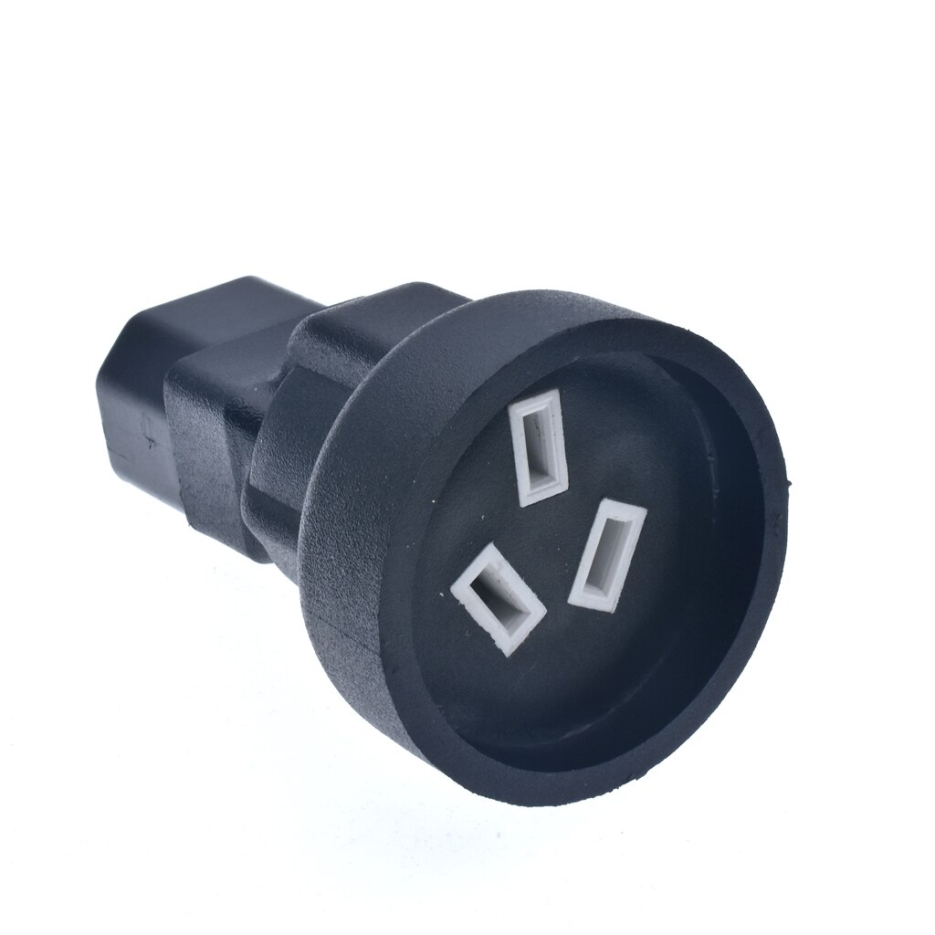IEC320 C14 TO AU PDU CONVERTER PLUG,IEC 320 C14 para SAA 3 pin female Power adapter*
