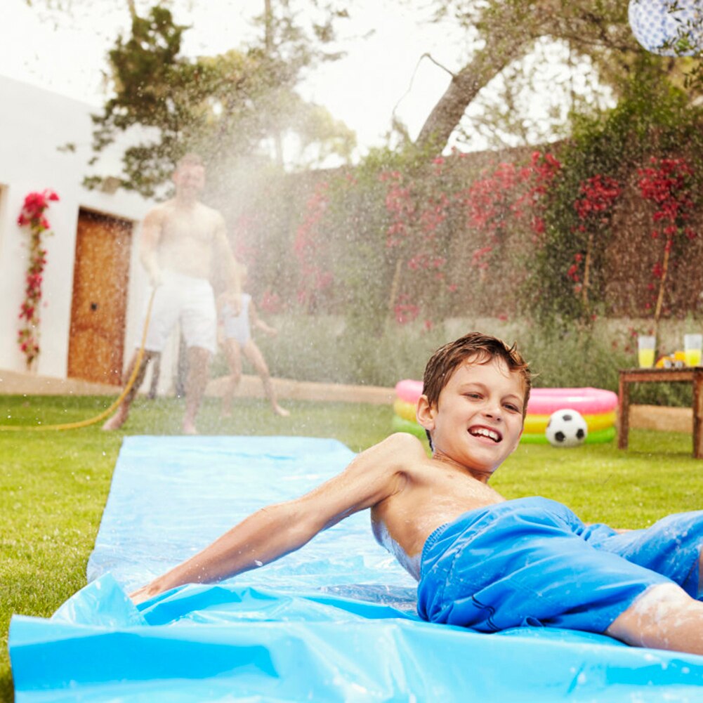 Surf Water Slide Pvc Opblaasbare Gazon Glijbanen Zwembaden Voor Kinderen Achtertuin Outdoor Water Games Speelgoed Rodelen Aquatique