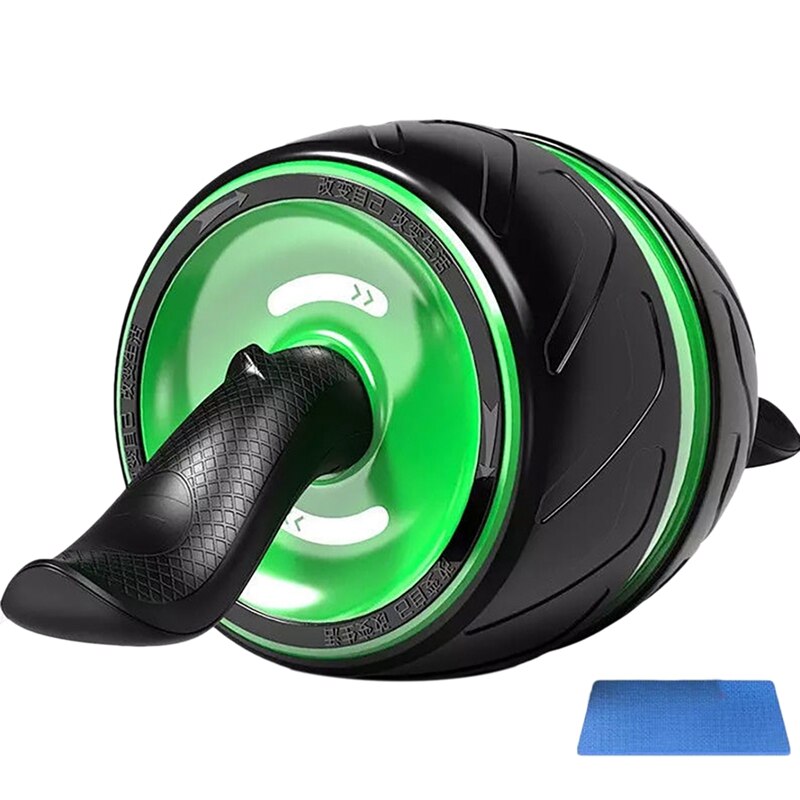 Perfect Fitness Ab Roller Wheel With Built In Spring Resistance At Home Core Workout Equipment Auto Mute Rebound: Ivory