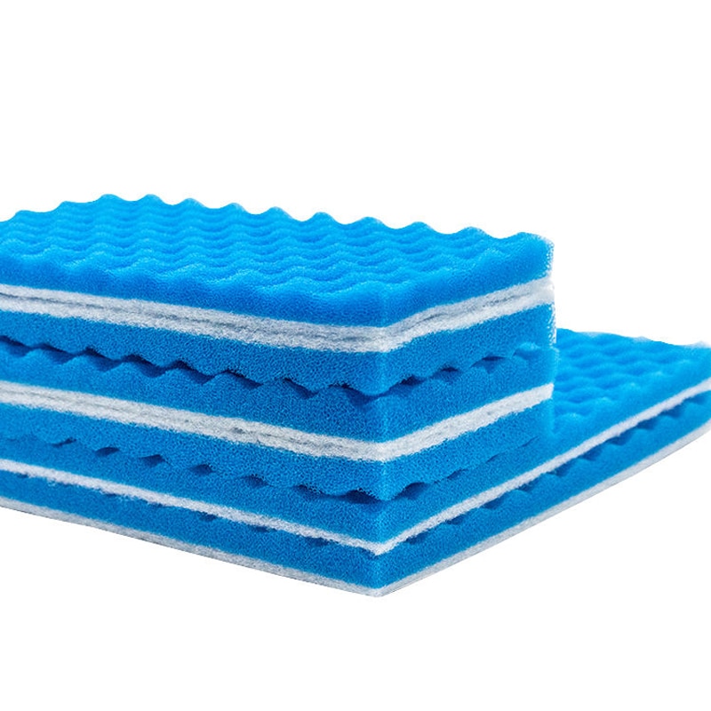 Esponja de algodón bioquímico para acuario, esponja de espuma reutilizable para estanque de peces, accesorios de filtro, 30cm/40cm/50cm
