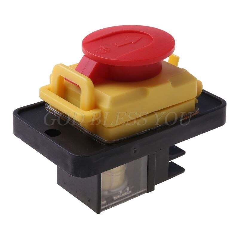 KJD12 250V 4Pin étanche arrêt de démarrage magnétique pas de commutateur de bouton-poussoir de dégagement de volts directe