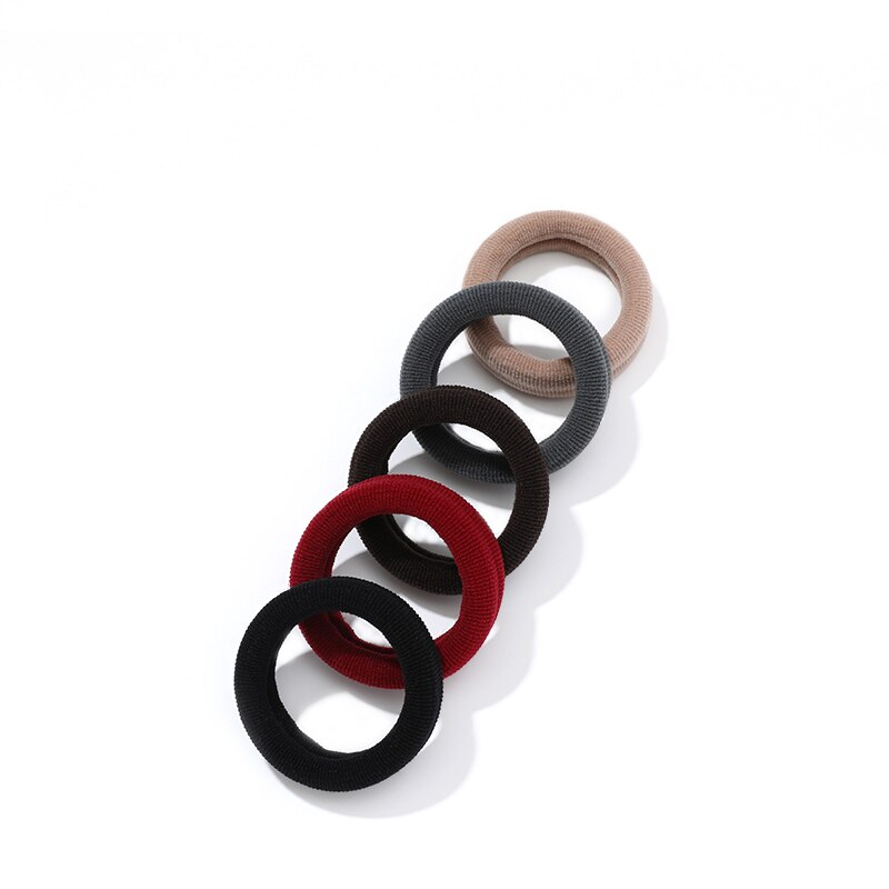 2/5/10 Teile/satz Frauen Mädchen Einfache Feste Breite Scrunchies Gummibänder Dame Weiche Elastische Haarband Weibliche haar Zubehör