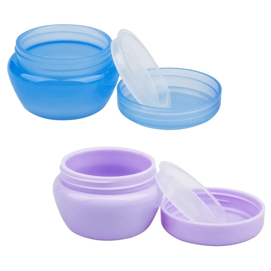 20 pz 5g 10g 20g 30g Vasetti Vuoti Campione Vaso Cosmetico Vasi Per Trucco con Coperchio Interno Crema Per Il Viso In Plastica Campione Contenitori Da Viaggio