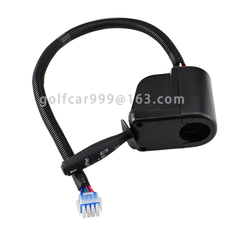 Electric golf cart combination switch, turn signal switch, horn, high and low light switch