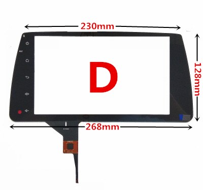 For Car DVD GPS Navigation Central Control Multimedia Capacitive Digitizer Touch Screen Panel Glass