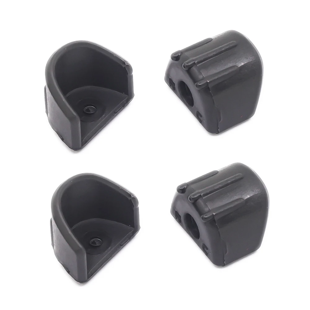 4 pièces amortisseur et cadre hydraulique Protection couvercle de Protection capuchon d'absorption des chocs pour 1/8 1:10 RC voiture Traxxas HSP TAMIYA: Black