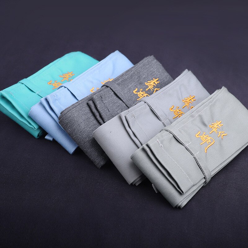 Sac de canne à pêche en tissu de coton épais, 5 couleurs, housse de protection anti-rayures, étui de rangement