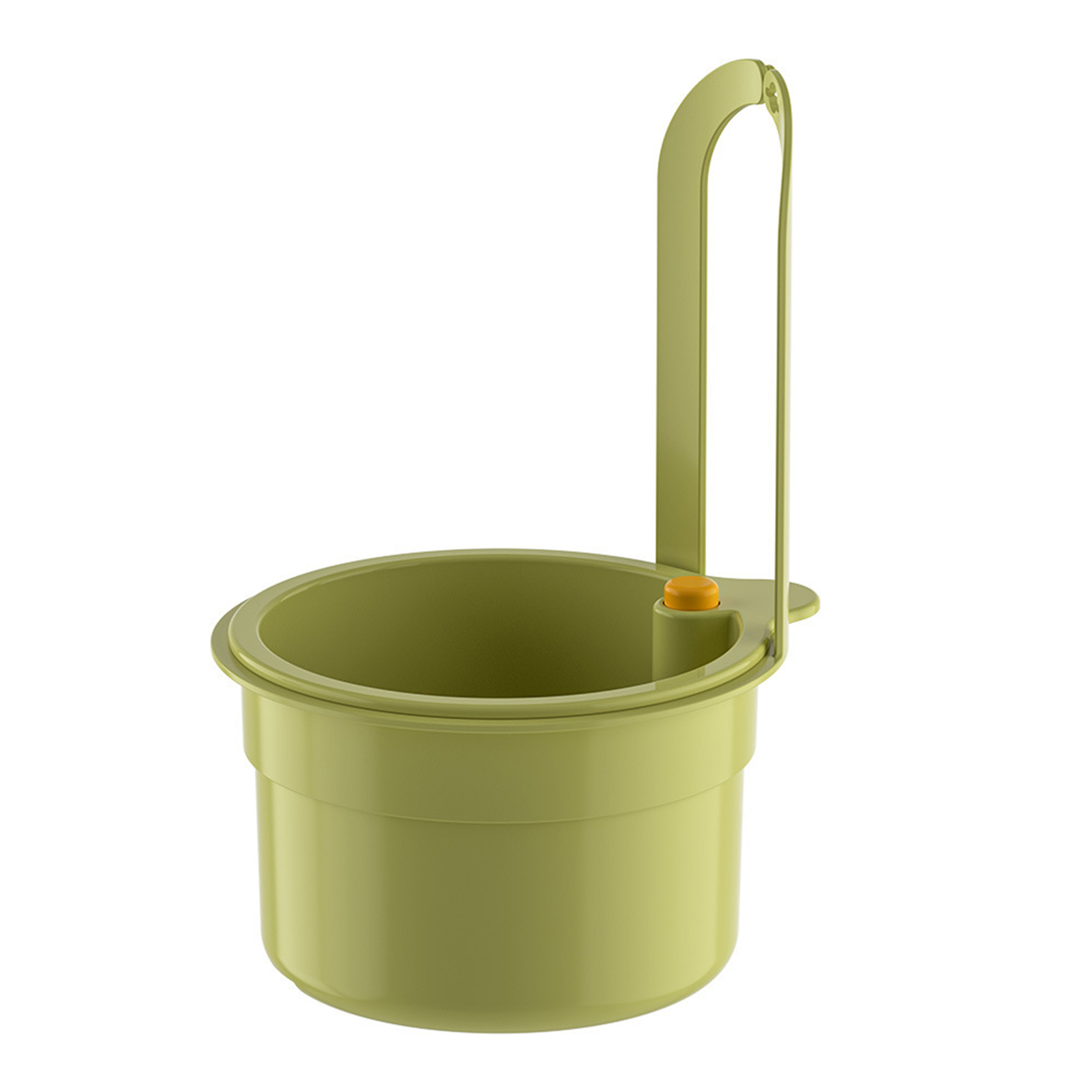 Automatic Dumping Sink Strainer Basket Upgrade Press Dumping Sink Strainer Basket Faucet Hanging Kitchen Sink Drain Basket: green