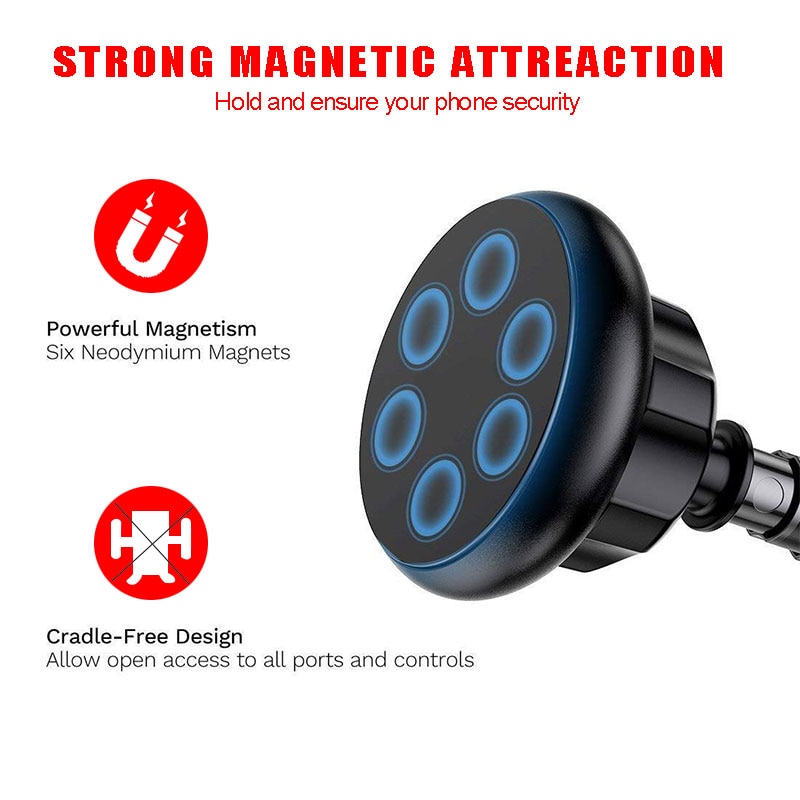 Universele Magnetische Telefoon Houder Voor Iphone X/8//7/Plus Samsung Auto Telefoon Houder Voor Auto Voorruit dashboard Mount Met Cradle