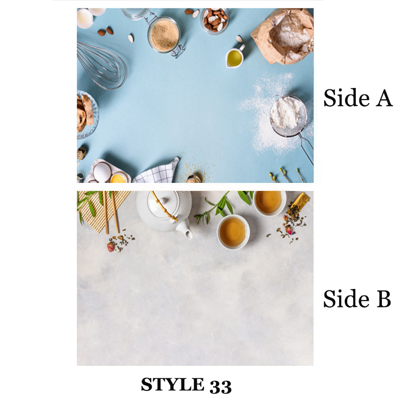 Fondos de fotografía para estudio fotográfico, papel impermeable de 57x42cm, 2 lados, accesorios de utilería para sesión fotográfica: Albaricoque