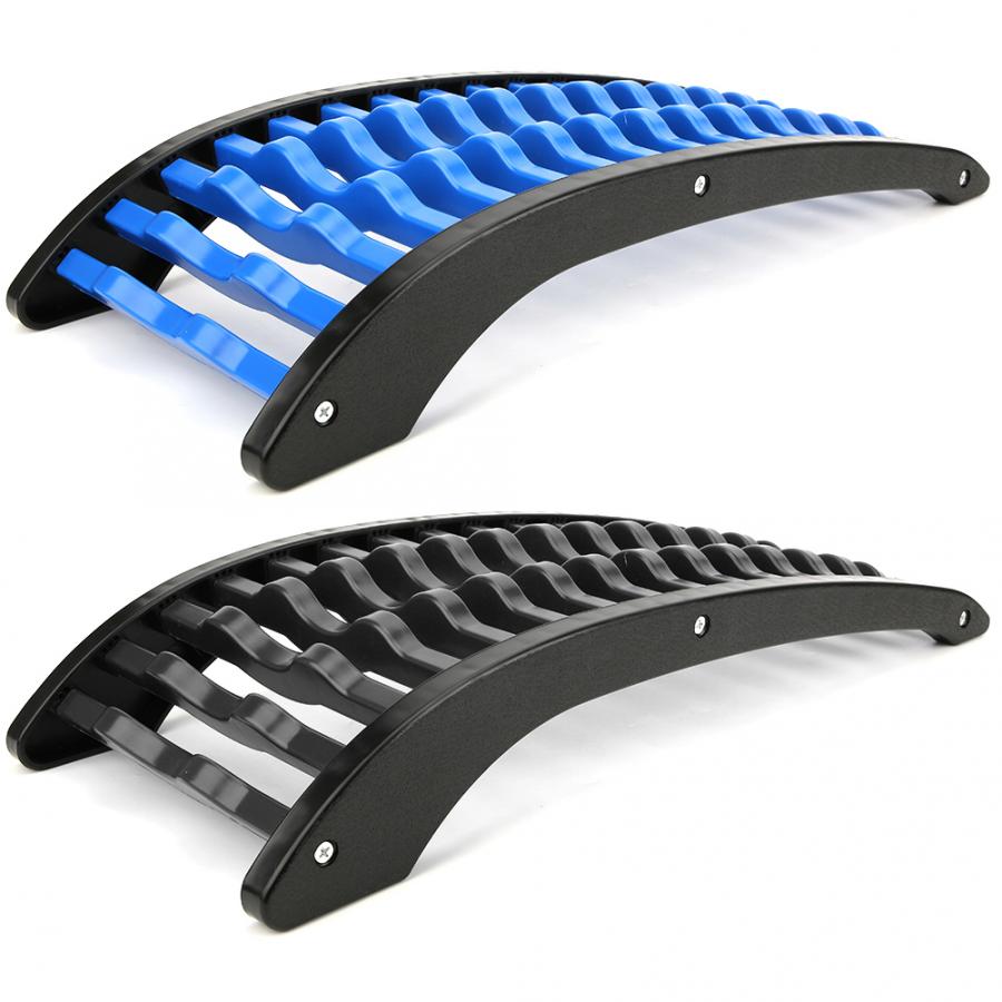 Lumbar Traction Stretching Device Waist Spine Back Pain Relief Acupuncture Massage Board Disc Herniation Prevention Device