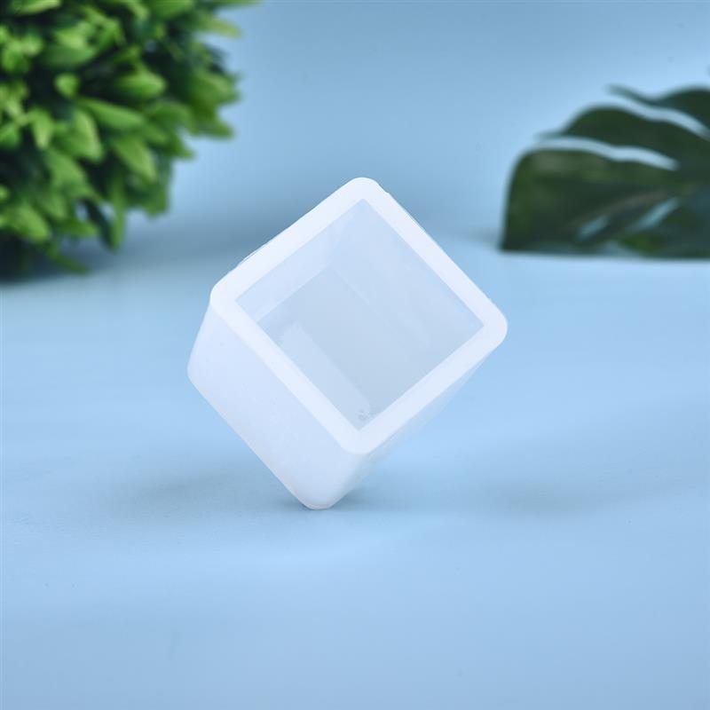 Moldes de arcilla transparente para hacer Herramientas de alfarería, moldes de cerámica, resina de arcilla polimérica, molde de artesanías redondo ovalado cuadrado en forma de silicona portátil