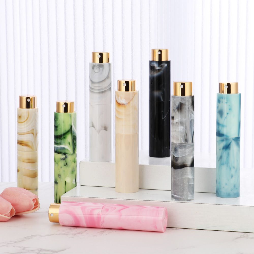 10ml Parfüm zerstäuber flaschen nachfüllbare Mini-Reise größe leere ParfüFrau pritze Marmor aufbringen tragbare auslaufs ichere Sprüh flasche