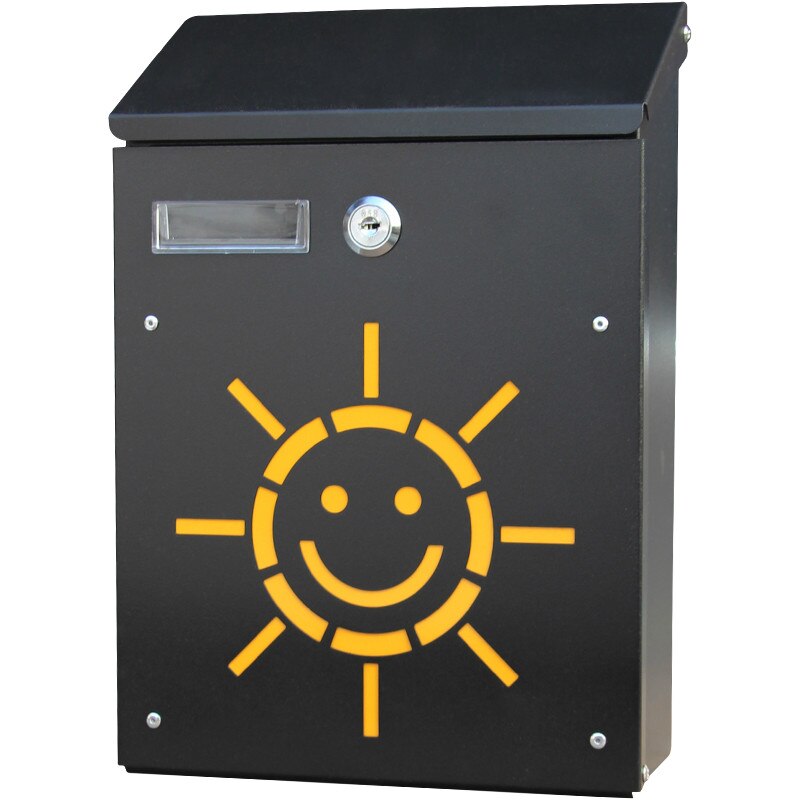 Handcraft Wood Outdoor Mailbox Gardening Cute Field Mailbox Rainproof Decorative Mailbox Mailbox mailbox box